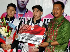 Jadi Juara All England, Kevin/Marcus Dapat Bonus dari Pemerintah