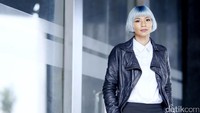 Shareefa saat berkunjung ke kantor detikcom, Warung Buncit, Jakarta Selatan pada Selasa (14/3/2017).