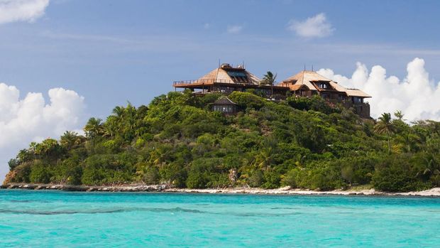 Necker Island, pulau liburan milik Richard Bronson, Bos Virgin Atlantic