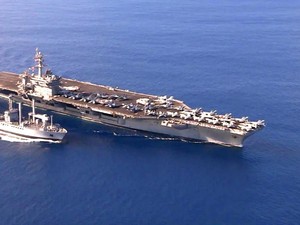 Kapal Induk AS Bertenaga Nuklir Tiba di Korsel Untuk Latihan Militer