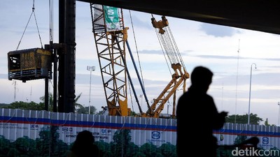 Pembangunan Stasiun Kereta Bandara Soetta Dikebut