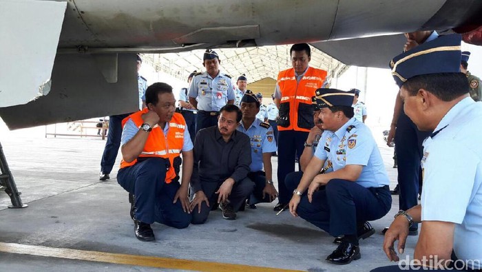 Tinjau Lokasi Insiden F-16, KSAU Siap Penuhi Kebutuhan Penerbang