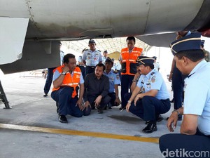 Tinjau Lokasi Insiden F-16, KSAU Siap Penuhi Kebutuhan Penerbang