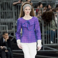 PARIS, FRANCE - MARCH 07:  A model walks the runway during the Chanel show as part of the Paris Fashion Week Womenswear Fall/Winter 2017/2018 on March 7, 2017 in Paris, France.  (Photo by Pascal Le Segretain/Getty Images)