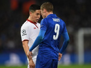Tentang Adu Kepala Nasri vs Vardy yang Buahkan Kartu Merah