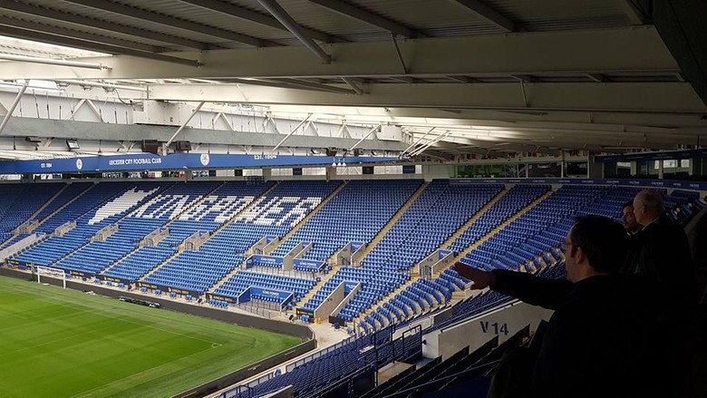 Foto: Selamat datang di King Power Stadium (Colin Raine/Facebook) Foto: Selamat datang di King Power Stadium (Colin Raine/Facebook)