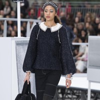 PARIS, FRANCE - MARCH 07:  A model walks the runway during the Chanel show as part of the Paris Fashion Week Womenswear Fall/Winter 2017/2018 on March 7, 2017 in Paris, France.  (Photo by Pascal Le Segretain/Getty Images)