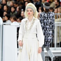 PARIS, FRANCE - MARCH 07:  A model walks the runway during the Chanel show as part of the Paris Fashion Week Womenswear Fall/Winter 2017/2018 on March 7, 2017 in Paris, France.  (Photo by Pascal Le Segretain/Getty Images)