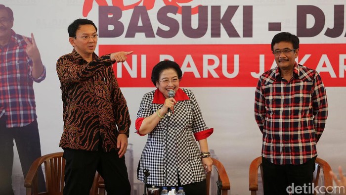 Tiga Pesan Megawati untuk Relawan Ahok-Djarot Saat Pencoblosan
