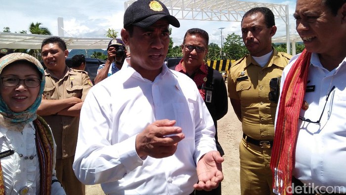 Sambangi PLB Motaain, Amran: Ekspor Tinggal Lempar