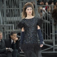 PARIS, FRANCE - MARCH 07:  A model walks the runway during the Chanel show as part of the Paris Fashion Week Womenswear Fall/Winter 2017/2018 on March 7, 2017 in Paris, France.  (Photo by Pascal Le Segretain/Getty Images)