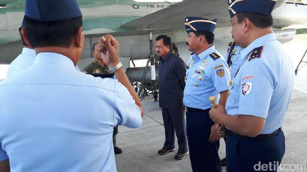Tinjau Lokasi Insiden F-16, KSAU Siap Penuhi Kebutuhan Penerbang