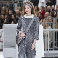 PARIS, FRANCE - MARCH 07:  A model walks the runway during the Chanel show as part of the Paris Fashion Week Womenswear Fall/Winter 2017/2018 on March 7, 2017 in Paris, France.  (Photo by Pascal Le Segretain/Getty Images)