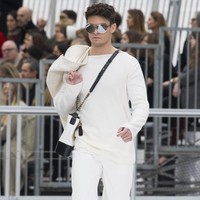 PARIS, FRANCE - MARCH 07:  A model walks the runway during the Chanel show as part of the Paris Fashion Week Womenswear Fall/Winter 2017/2018 on March 7, 2017 in Paris, France.  (Photo by Pascal Le Segretain/Getty Images)