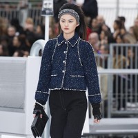PARIS, FRANCE - MARCH 07:  A model walks the runway during the Chanel show as part of the Paris Fashion Week Womenswear Fall/Winter 2017/2018 on March 7, 2017 in Paris, France.  (Photo by Pascal Le Segretain/Getty Images)