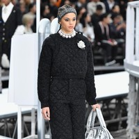 PARIS, FRANCE - MARCH 07:  A model walks the runway during the Chanel show as part of the Paris Fashion Week Womenswear Fall/Winter 2017/2018 on March 7, 2017 in Paris, France.  (Photo by Pascal Le Segretain/Getty Images)