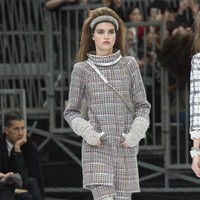PARIS, FRANCE - MARCH 07:  A model walks the runway during the Chanel show as part of the Paris Fashion Week Womenswear Fall/Winter 2017/2018 on March 7, 2017 in Paris, France.  (Photo by Pascal Le Segretain/Getty Images)