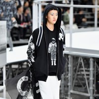 PARIS, FRANCE - MARCH 07:  A model walks the runway during the Chanel show as part of the Paris Fashion Week Womenswear Fall/Winter 2017/2018 on March 7, 2017 in Paris, France.  (Photo by Pascal Le Segretain/Getty Images)