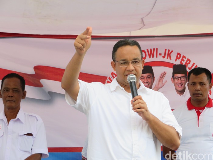 Di Mangga Besar, Anies Tepis Kabar Ancaman