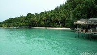 Pantai Sapokren bukan hanya punya pasir putih dan air jernih, tapi juga suara kicauan merdu dari burung cendrawasih (Bonauli/detikTravel)