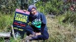 Foto: Siska, Hijaber Cantik yang Suka Naik Gunung