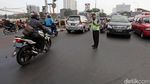 Uji Coba Contraflow di Margonda Depok