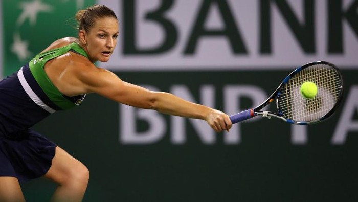 Pulangkan Muguruza, Pliskova Pijak Semifinal