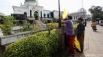 Persiapan Pemakaman KH Hasyim Muzadi di Al Hikam Depok