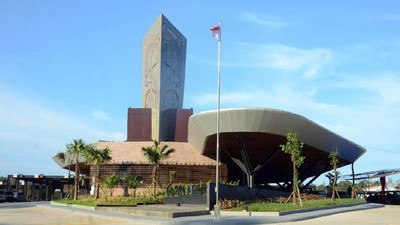 Begini Megahnya Pos Perbatasan RI-Malaysia