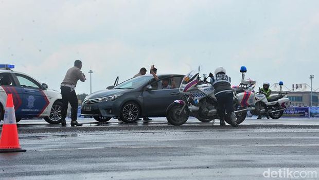 Polda Sumsel Gelar Simulasi Penanganan Kejahatan di Jalanan