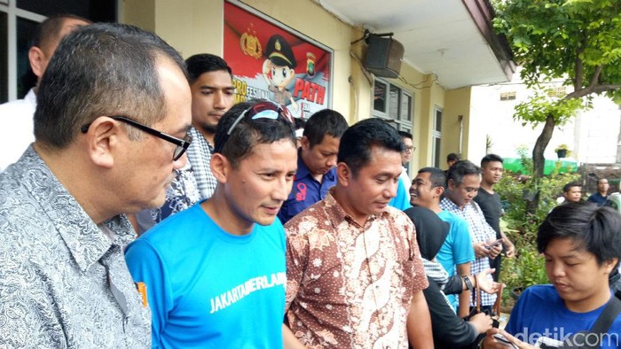 Diperiksa Polsek Tanah Abang, Sandiaga Uno Dicecar 8 Pertanyaan