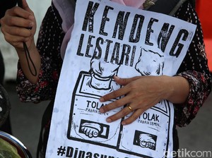 Aksi Petani Kendeng Terus Jalan sampai Tuntutan Dipenuhi