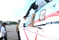 Hari Kedua di Kalbar, Presiden Meresmikan PLBN Aruk