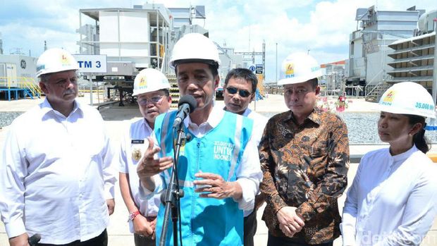 Presiden Jokowi resmikan 8 pembangkit listrik