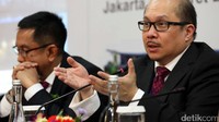 Direktur Keuangan PT Wijaya Karya Tbk (WIKA) Antonius NS Kosasih memberikan penjelasan soal hasil RUPST.