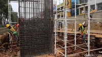 Konstruksi yang baru dikerjakan sejak Januari 2017 ini ditargetkan selesai pada bulan Juni 2018.
