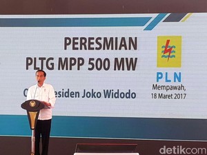 Resmikan 8 Pembangkit Listrik, Jokowi: Alhamdulillah Selesai