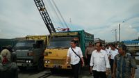 Kunjungi Pelabuhan Sintete, Menhub Minta Produktivitas Ditingkatkan