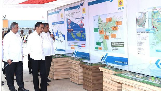 Presiden Jokowi resmikan 8 pembangkit listrik