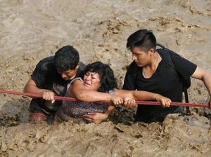 Banjir dan Longsor di Peru, 67 Orang Tewas dan 70 Ribu Mengungsi