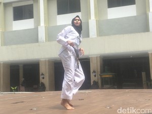 Hijabers Juara Taekwondo Eksis di Audisi Sunsilk Hijab Hunt Yogyakarta