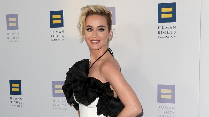 LOS ANGELES, CA - MARCH 18:  Singer Katy Perry at The Human Rights Campaign 2017 Los Angeles Gala Dinner at JW Marriott Los Angeles at L.A. LIVE on March 18, 2017 in Los Angeles, California.  (Photo by Frederick M. Brown/Getty Images)