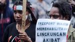 Demo Tuntut Tambang Freeport di Papua Ditutup