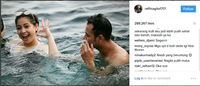 Raffi Diterpa Isu Selingkuh, Nagita Slavina Nikmati Liburan di Bali
