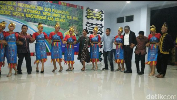 Susi Pudjiastuti di Kolaka-Sulawesi Tenggara