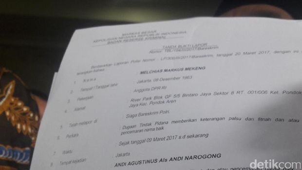 Merasa Dicatut di Kasus e-KTP, Mekeng Polisikan Andi Narogong