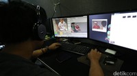 Proses pengaturan gerakan dari tokoh atau yang disebut key motion.