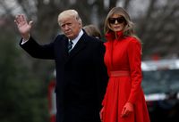 Gedung Putih RIlis Foto Resmi Melania Trump Sebagai Ibu Negara AS