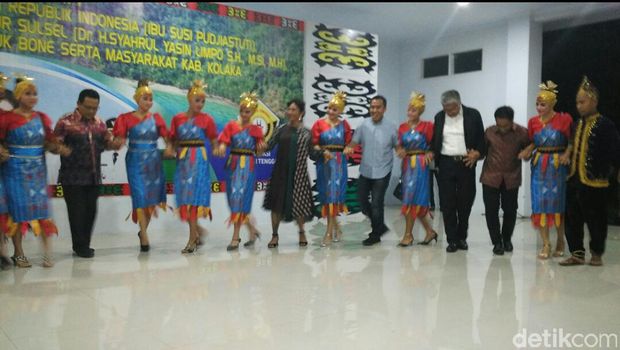 Susi Pudjiastuti di Kolaka-Sulawesi Tenggara