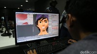 Jangan lupa pada proses pembuatan model atau tokoh serta pengeturan ekspresinya, untuk menciptakan tokoh yang ikonik.